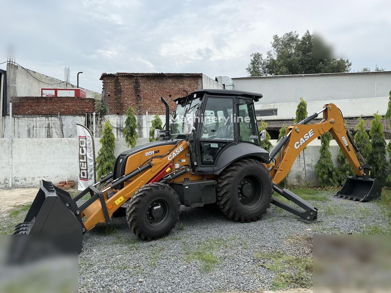 Machinery staging yard in New Delhi